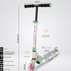 Story Everything Led Kinds Foldable Kids Kick Scooter