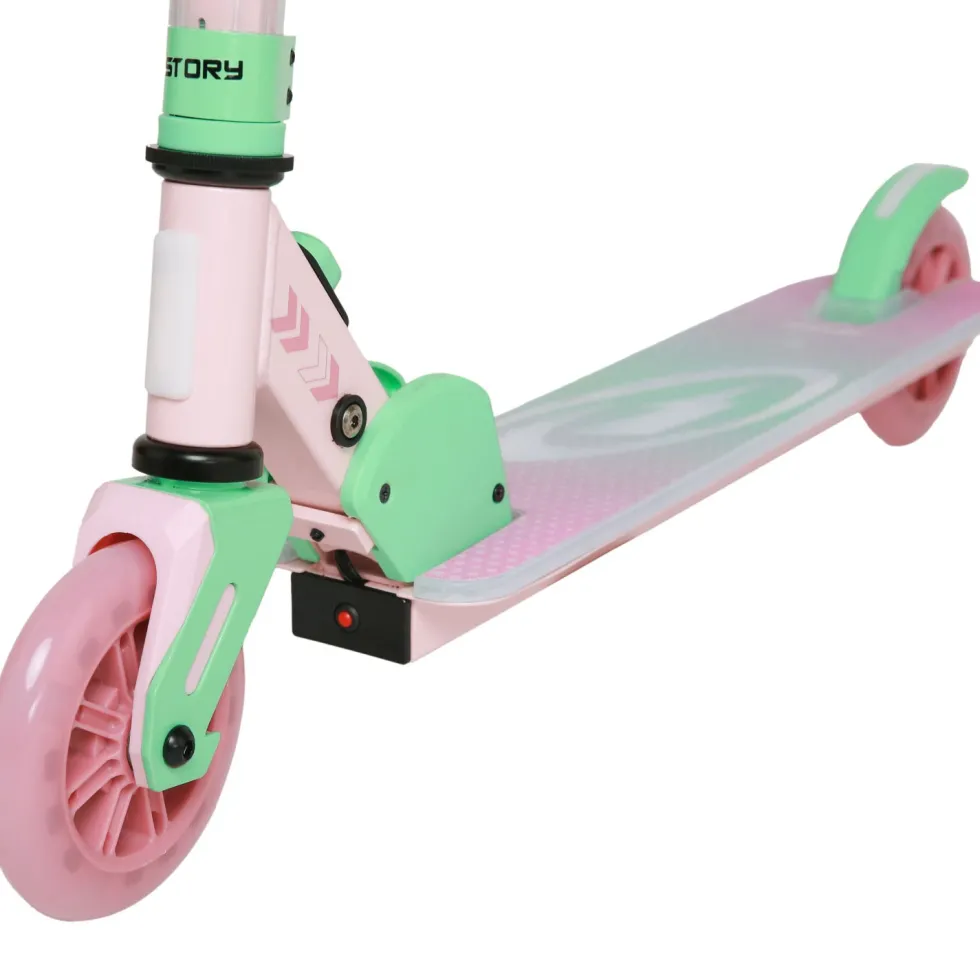 Story Everything Led Kinds Foldable Kids Kick Scooter