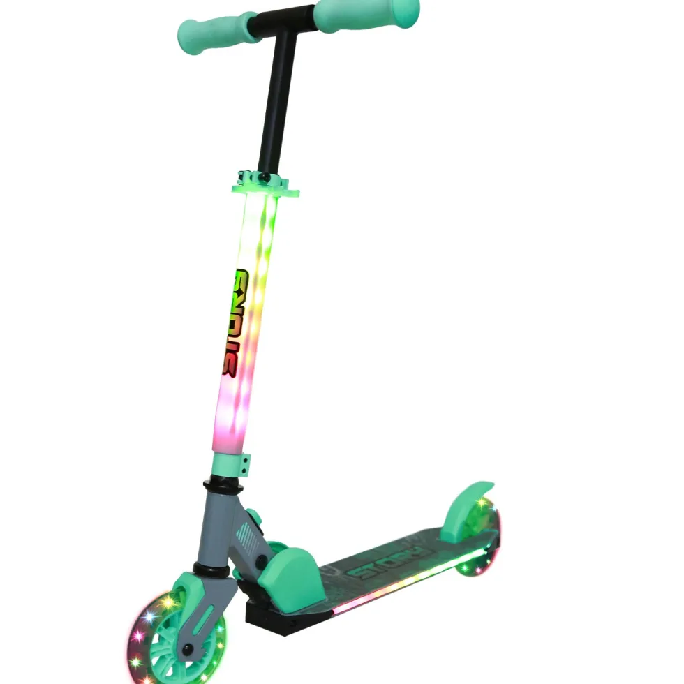 Story Everything Led Kinds Foldable Kids Kick Scooter