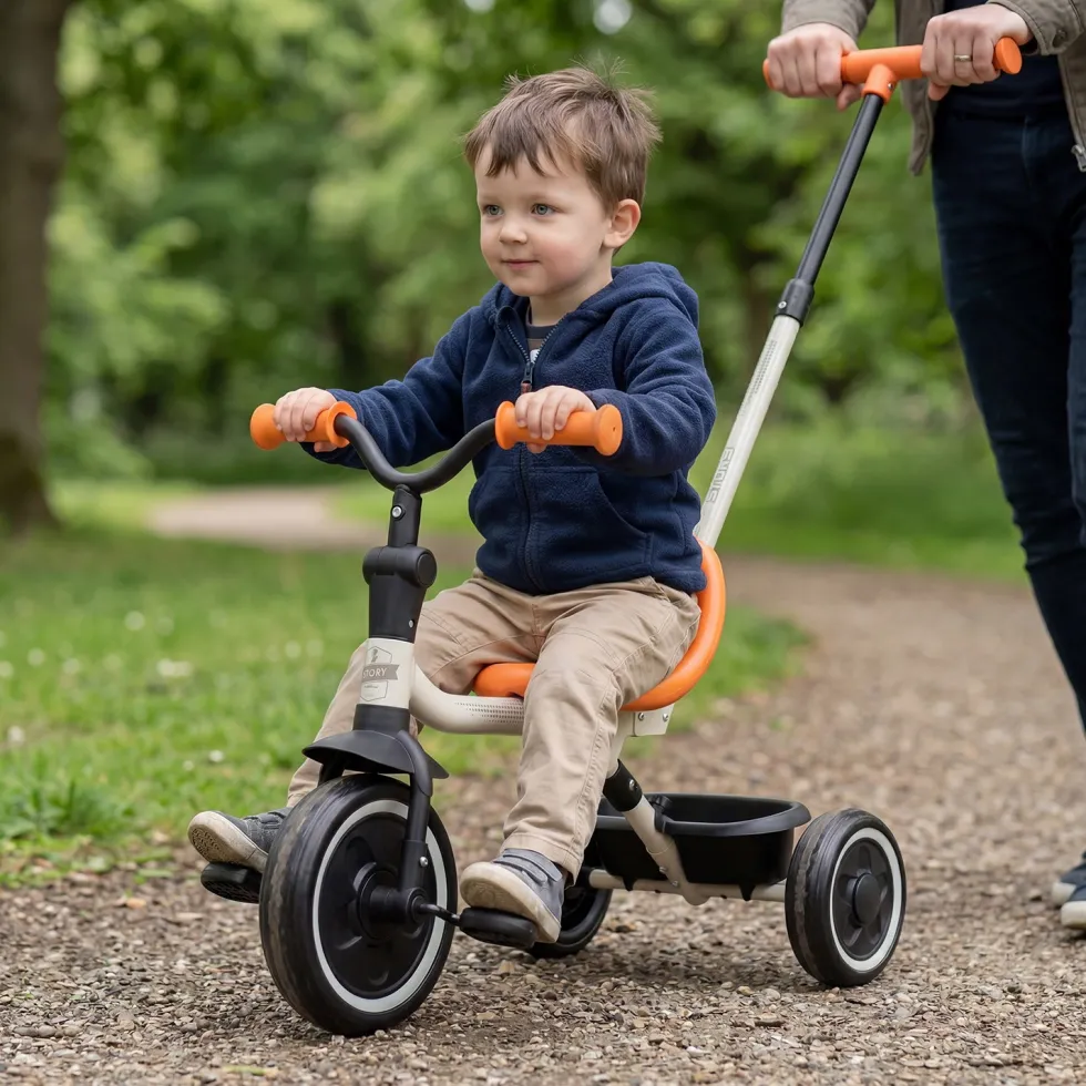 Story Flexi Trike – 3-wheeled bike with push handle
