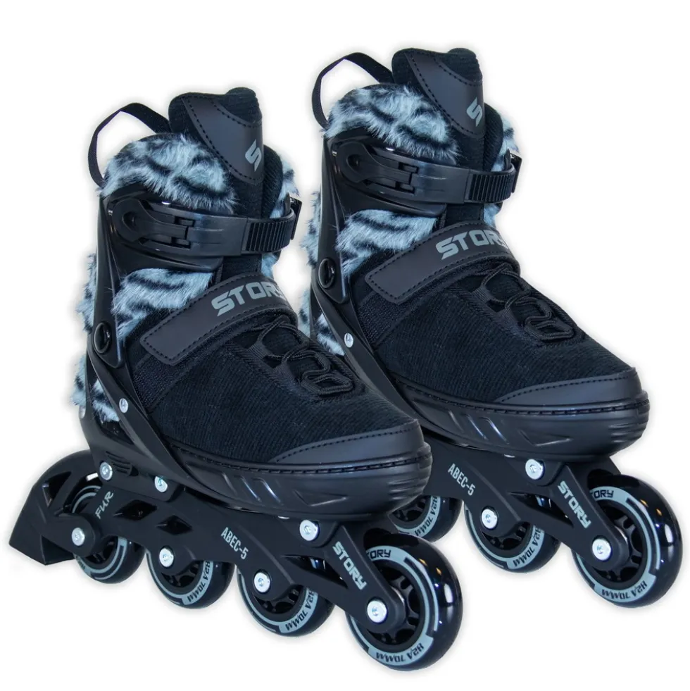 Story Fur Inline Skates | Adjustable Fit