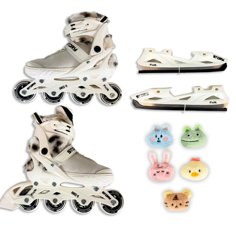 Story Fur Inline Skates | Adjustable Fit