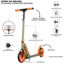 Story GO Deluxe Foldable Transport Scooter
