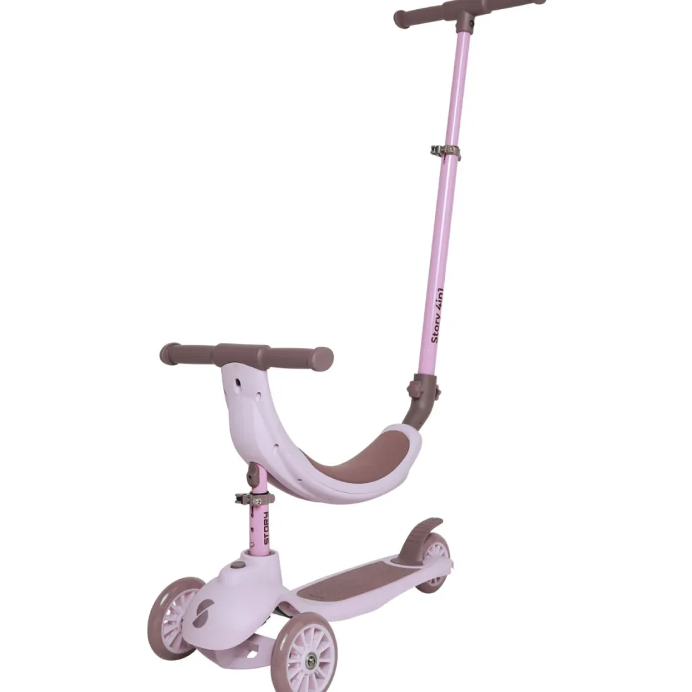 Story 4IN1 LED Kids 3-wheel scooter