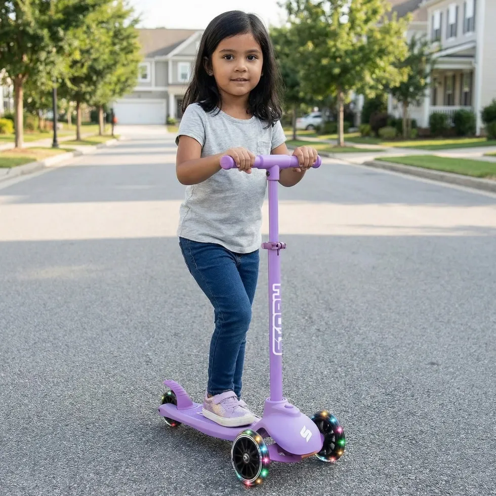 Story 4IN1 LED Kids 3-wheel scooter