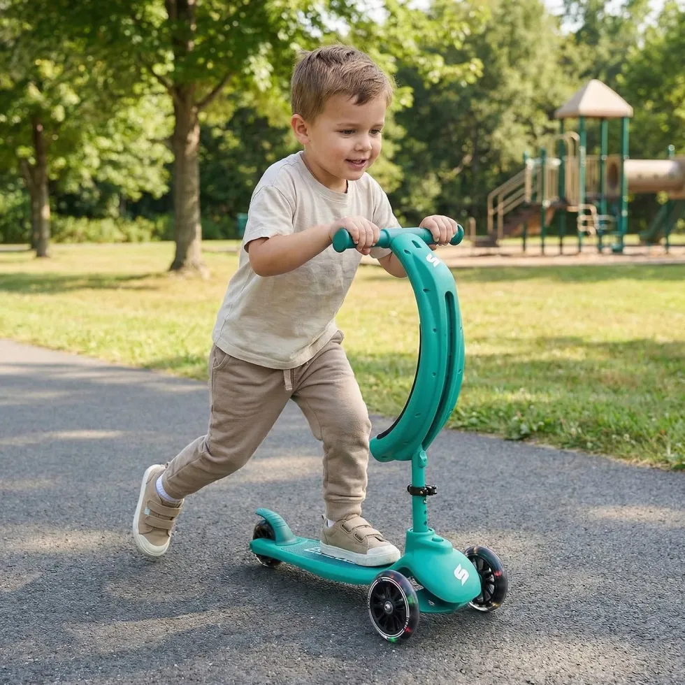 Story 4IN1 LED Kids 3-wheel scooter