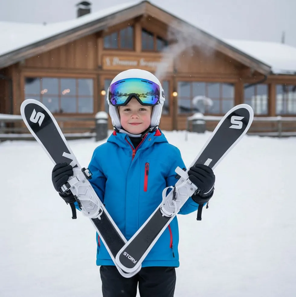 Story Kids Skiset with Poles