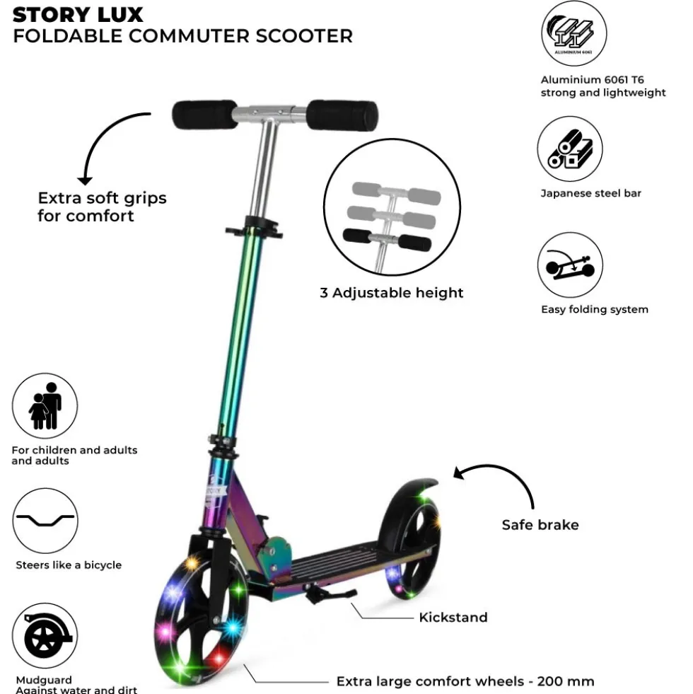 Story Lux commuter scooter - foldable Danish design