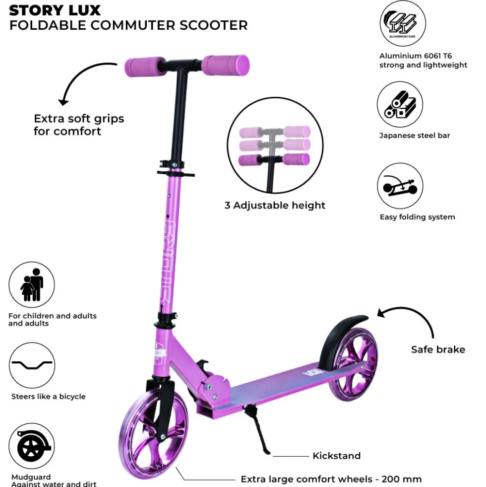 Story Lux commuter scooter - foldable Danish design