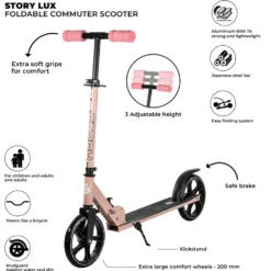 Story Lux commuter scooter - foldable Danish design