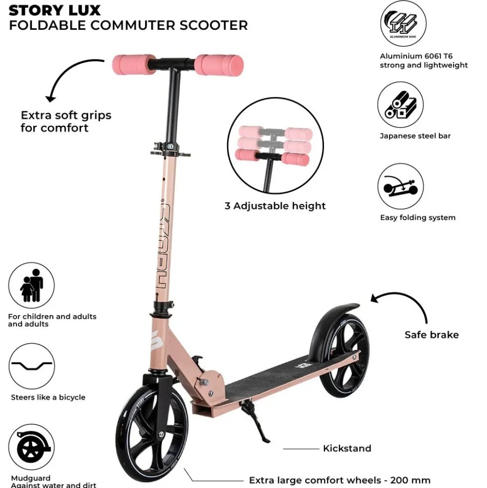 Story Lux commuter scooter - foldable Danish design