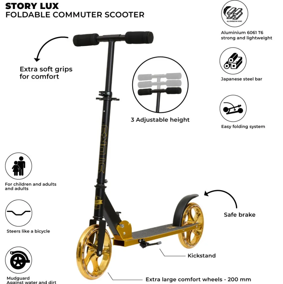 Story Lux commuter scooter - foldable Danish design