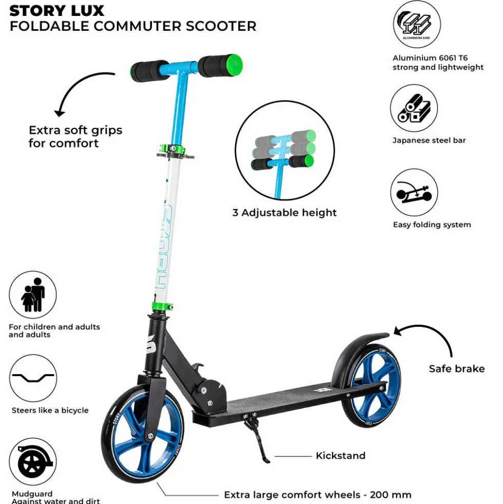 Story Lux commuter scooter - foldable Danish design