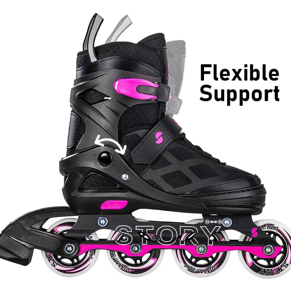 Story Midnight Adjustable Inline Skates