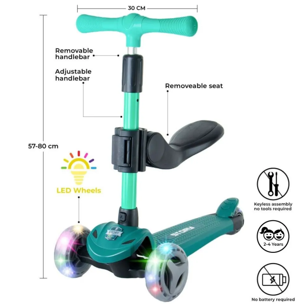 Story Mini Friends Deluxe 3IN1 Kids Scooter