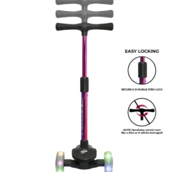 Story Mini Friends LED Kids Scooter – 3 Wheel Light Up