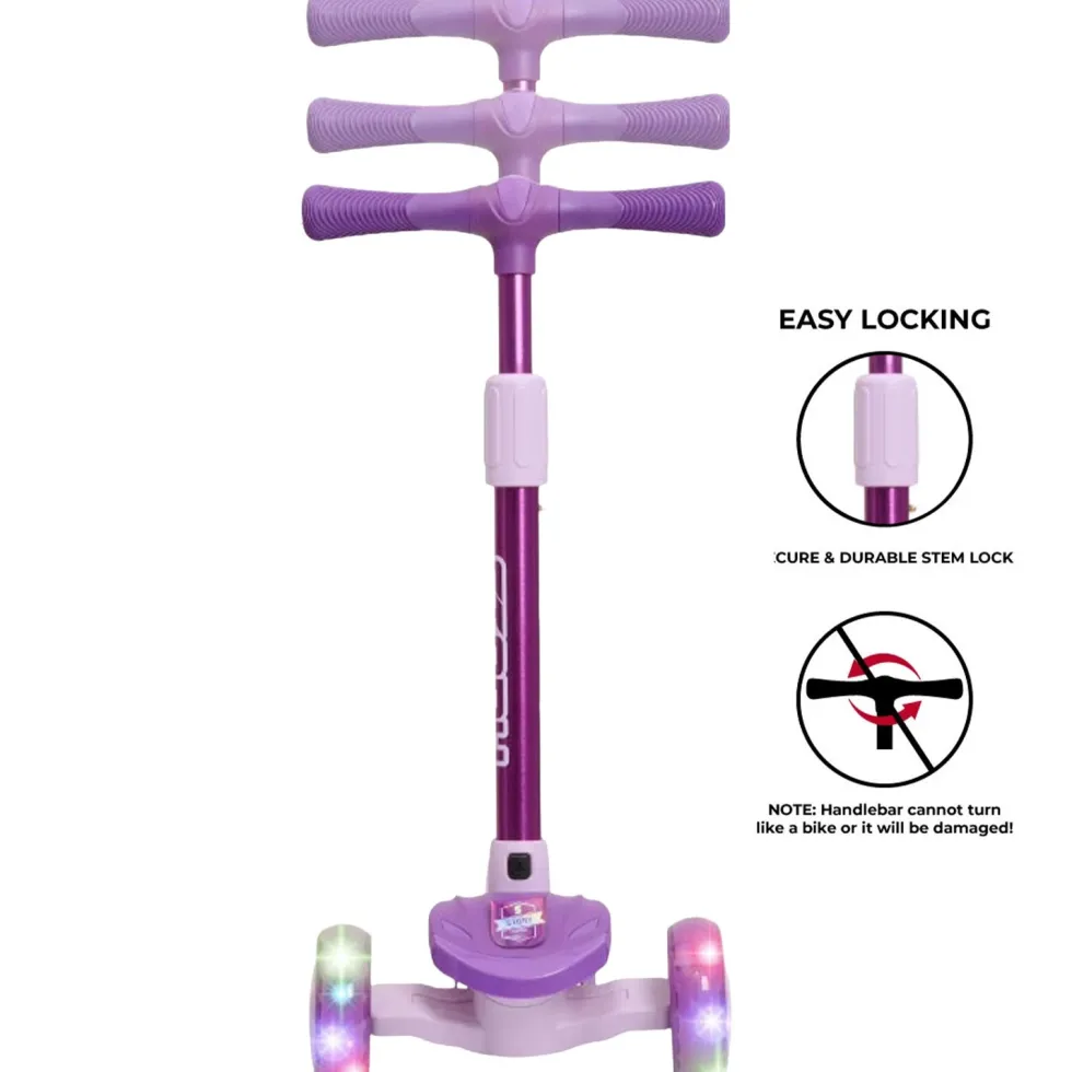 Story Mini Friends LED Kids Scooter – 3 Wheel Light Up