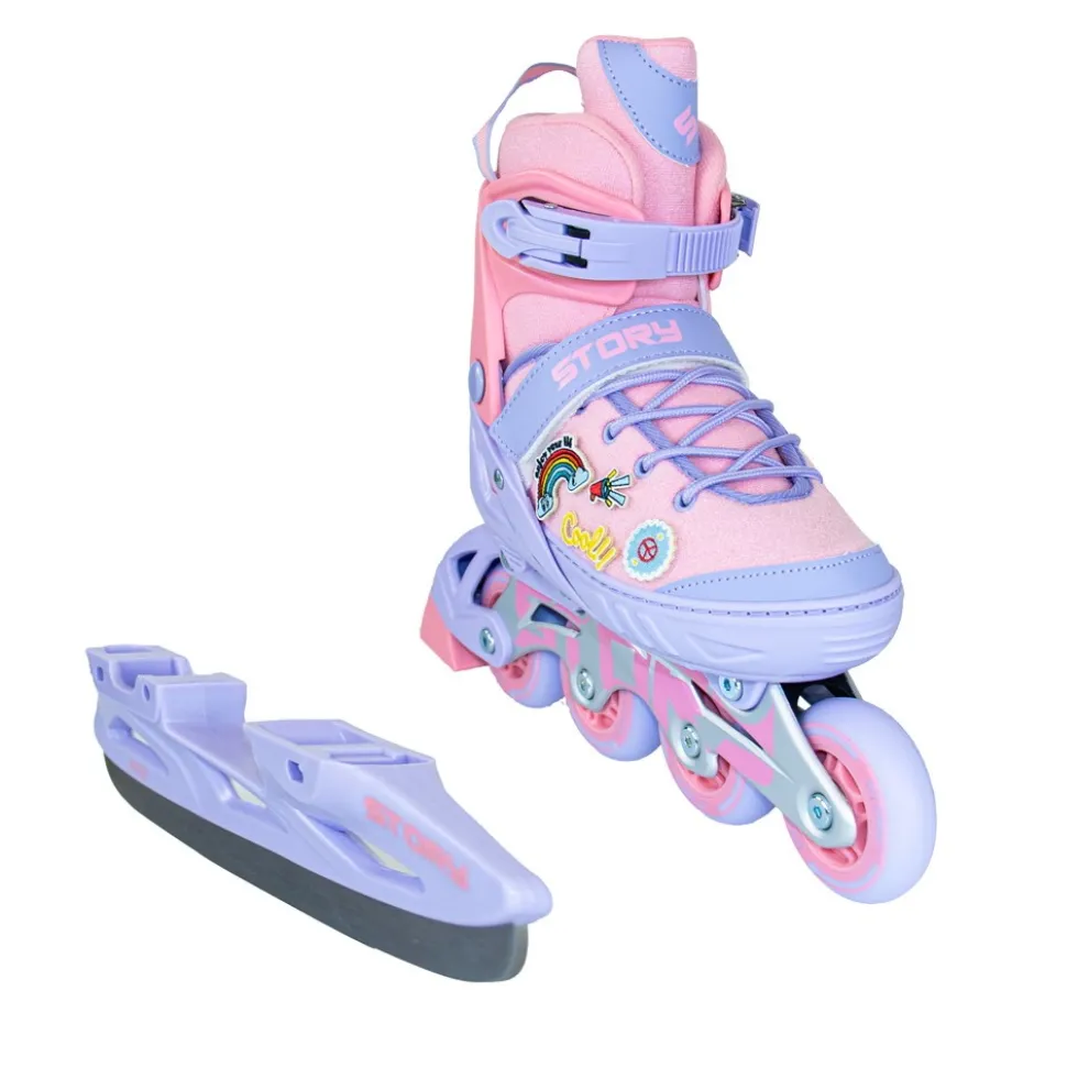 Story Moji Adjustable Inline Skates