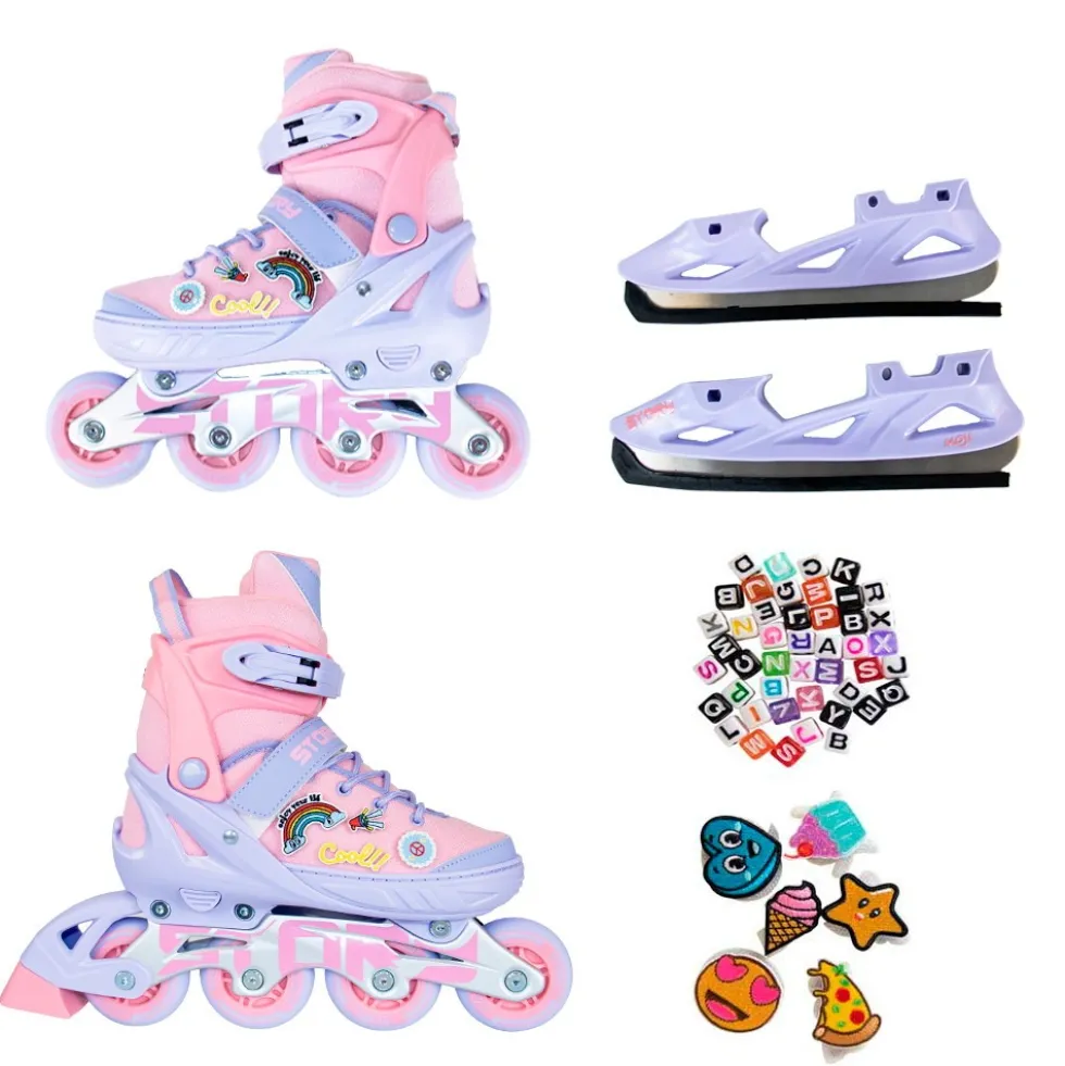 Story Moji Adjustable Inline Skates