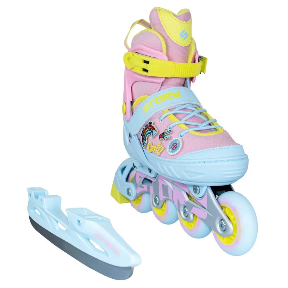 Story Moji Adjustable Inline Skates