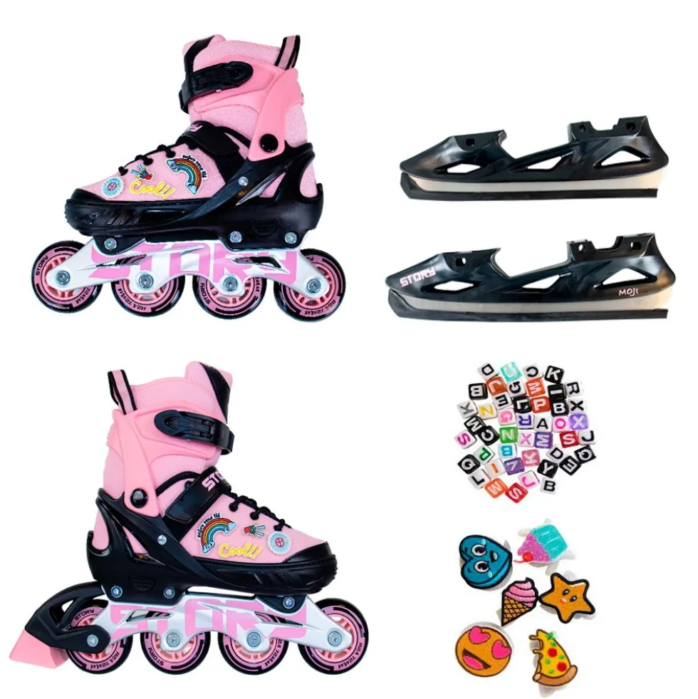 Story Moji Adjustable Inline Skates