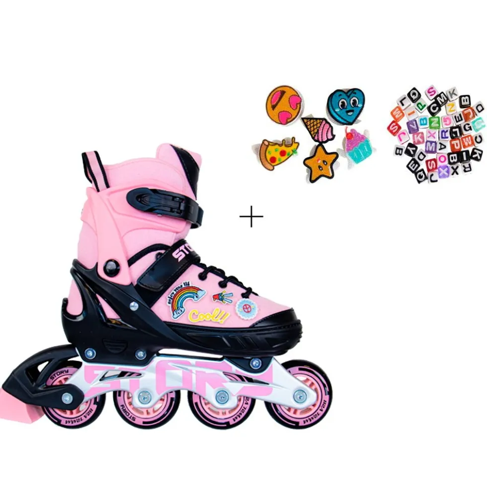 Story Moji Adjustable Inline Skates