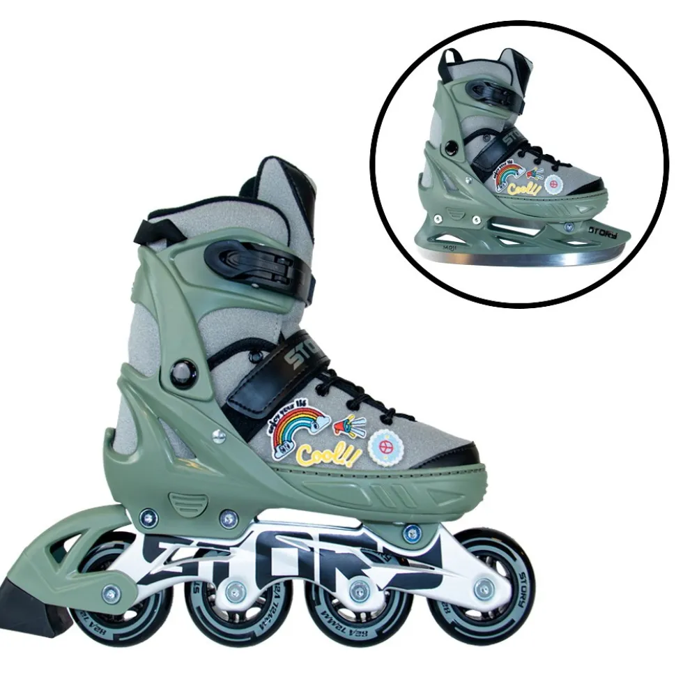 Story Moji Adjustable Inline Skates