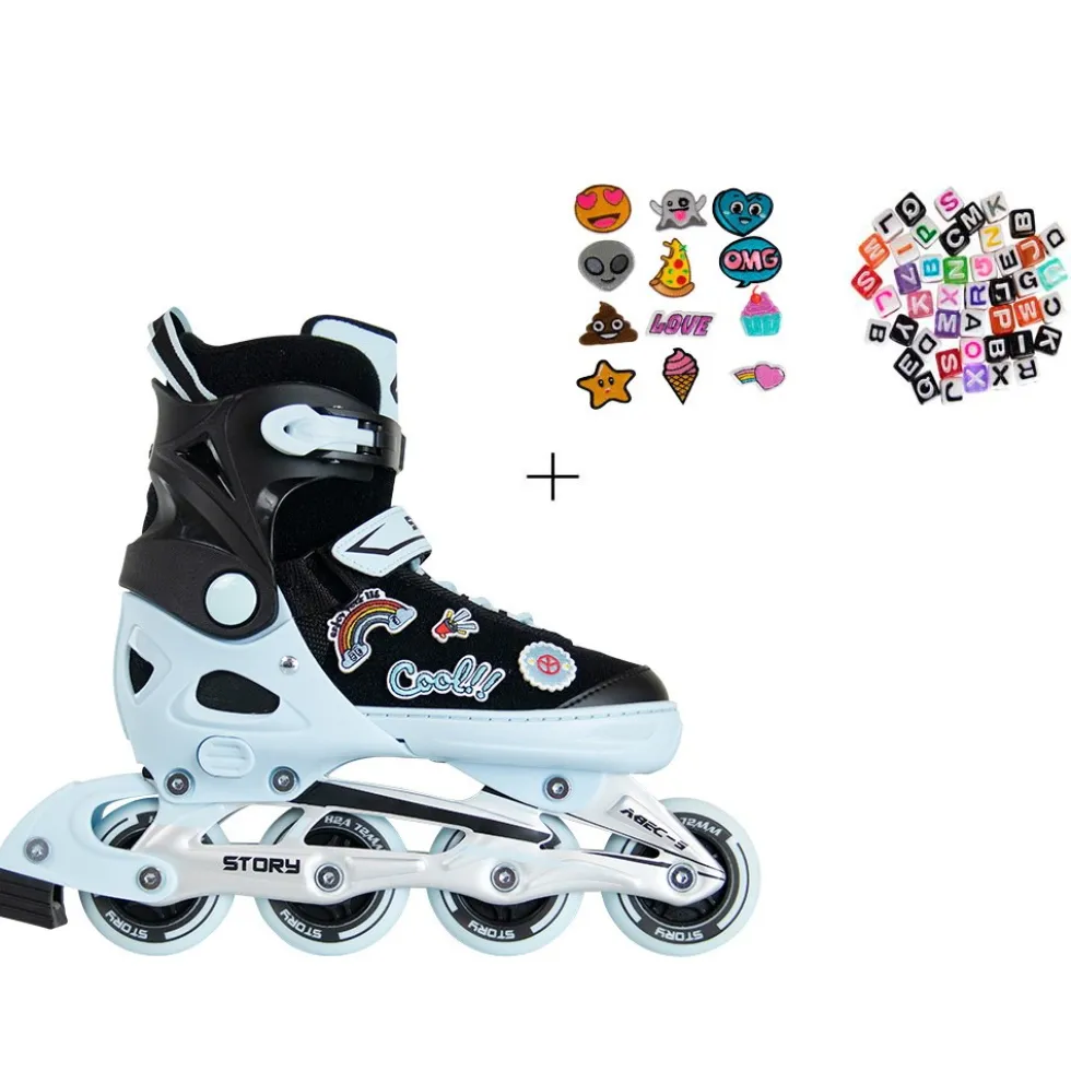 Story Moji Adjustable Inline Skates