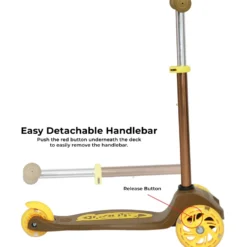 Story MoveLite kids scooter – 3-wheel scooter with LED