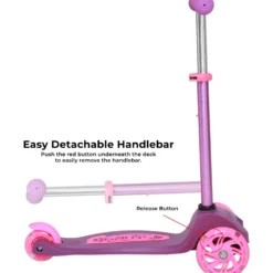 Story MoveLite kids scooter – 3-wheel scooter with LED