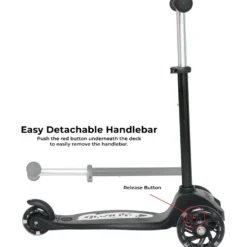 Story MoveLite kids scooter – 3-wheel scooter with LED