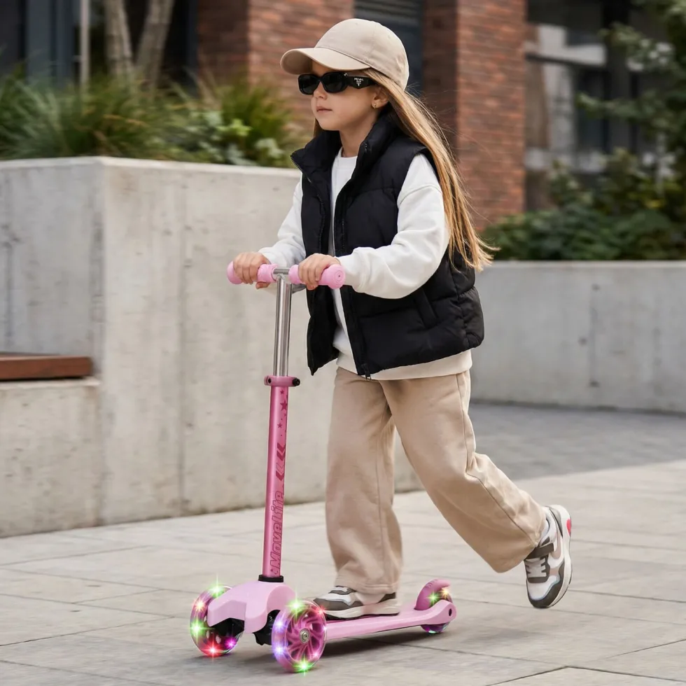 Story MoveLite kids scooter – 3-wheel scooter with LED