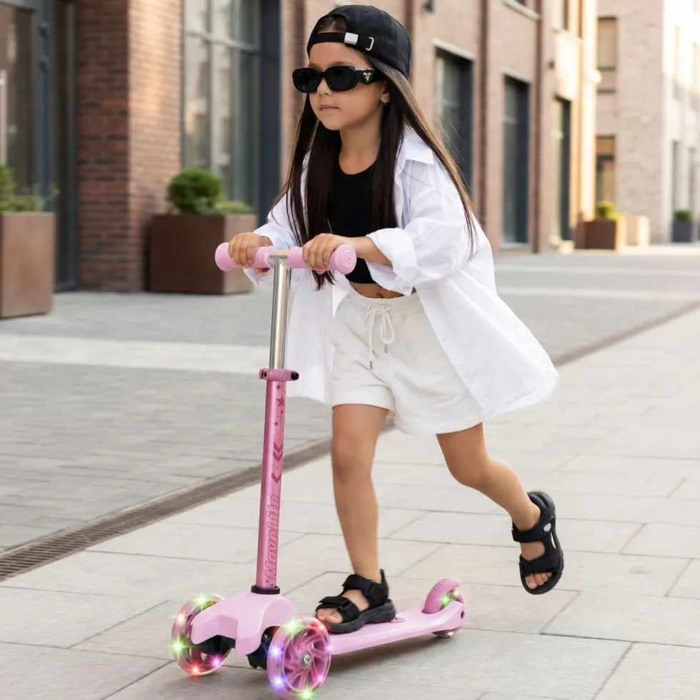 Story MoveLite kids scooter – 3-wheel scooter with LED