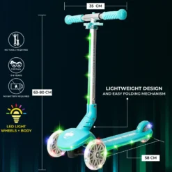 Story Party 3-wheel LED Kids Scooter