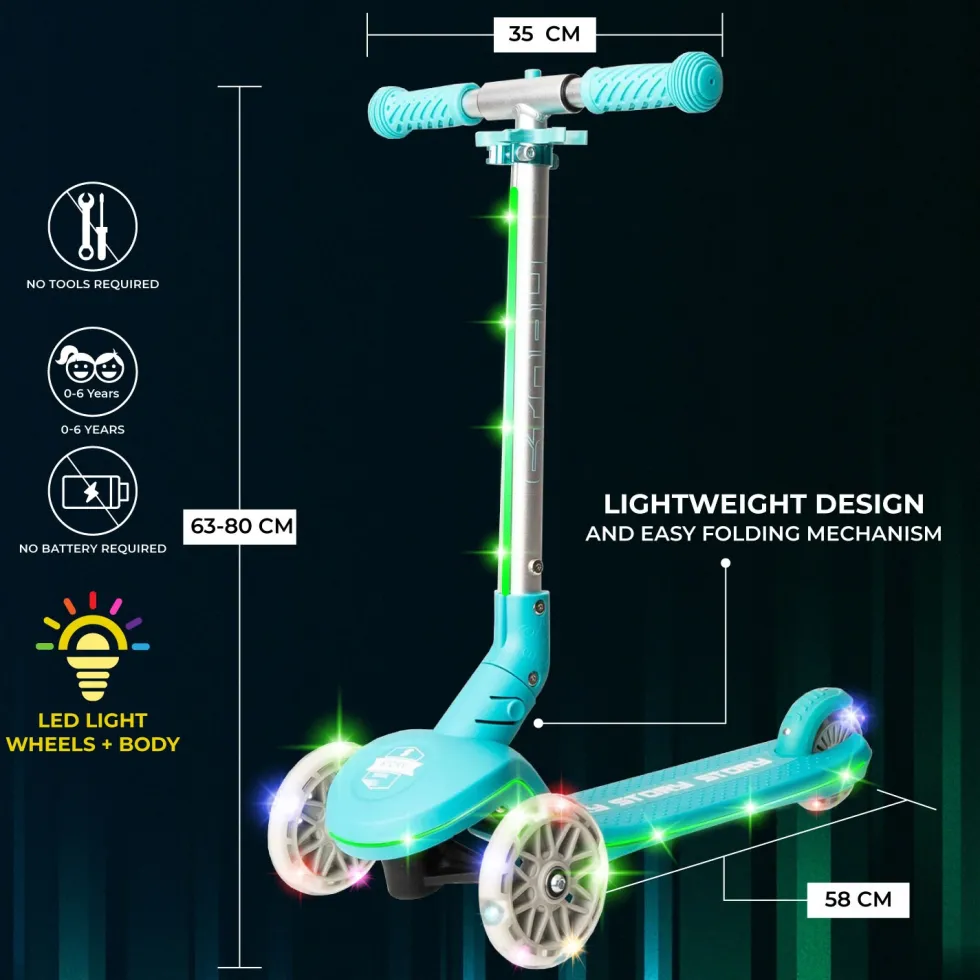 Story Party 3-wheel LED Kids Scooter