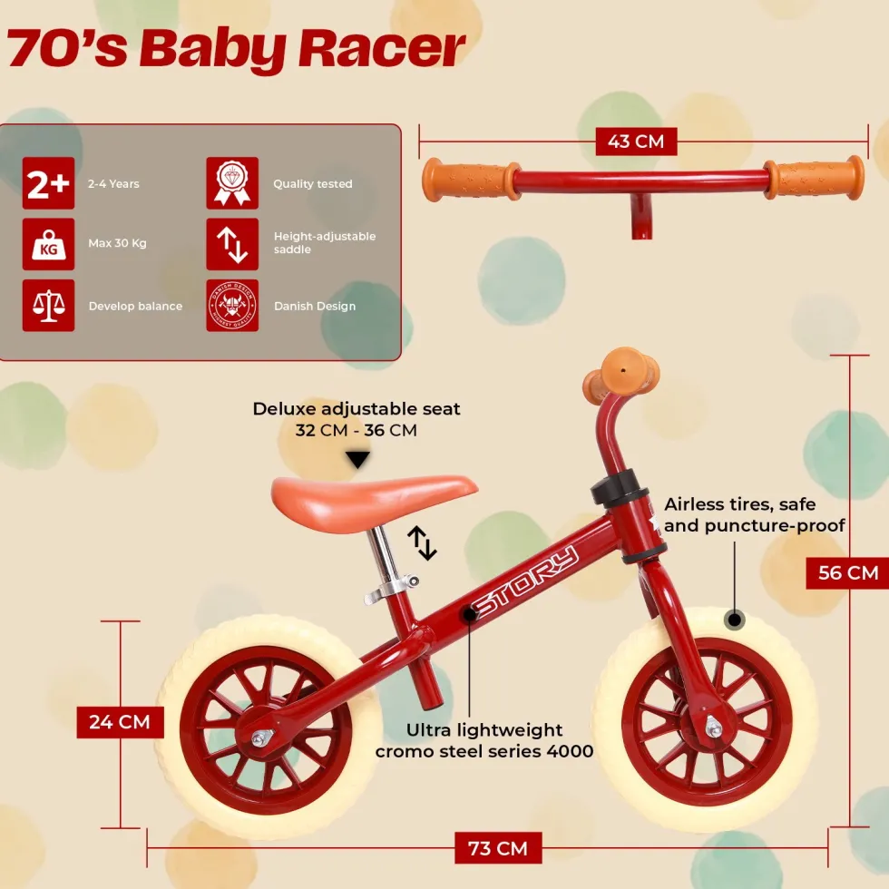 Story 70's Baby Racer Balance Bike