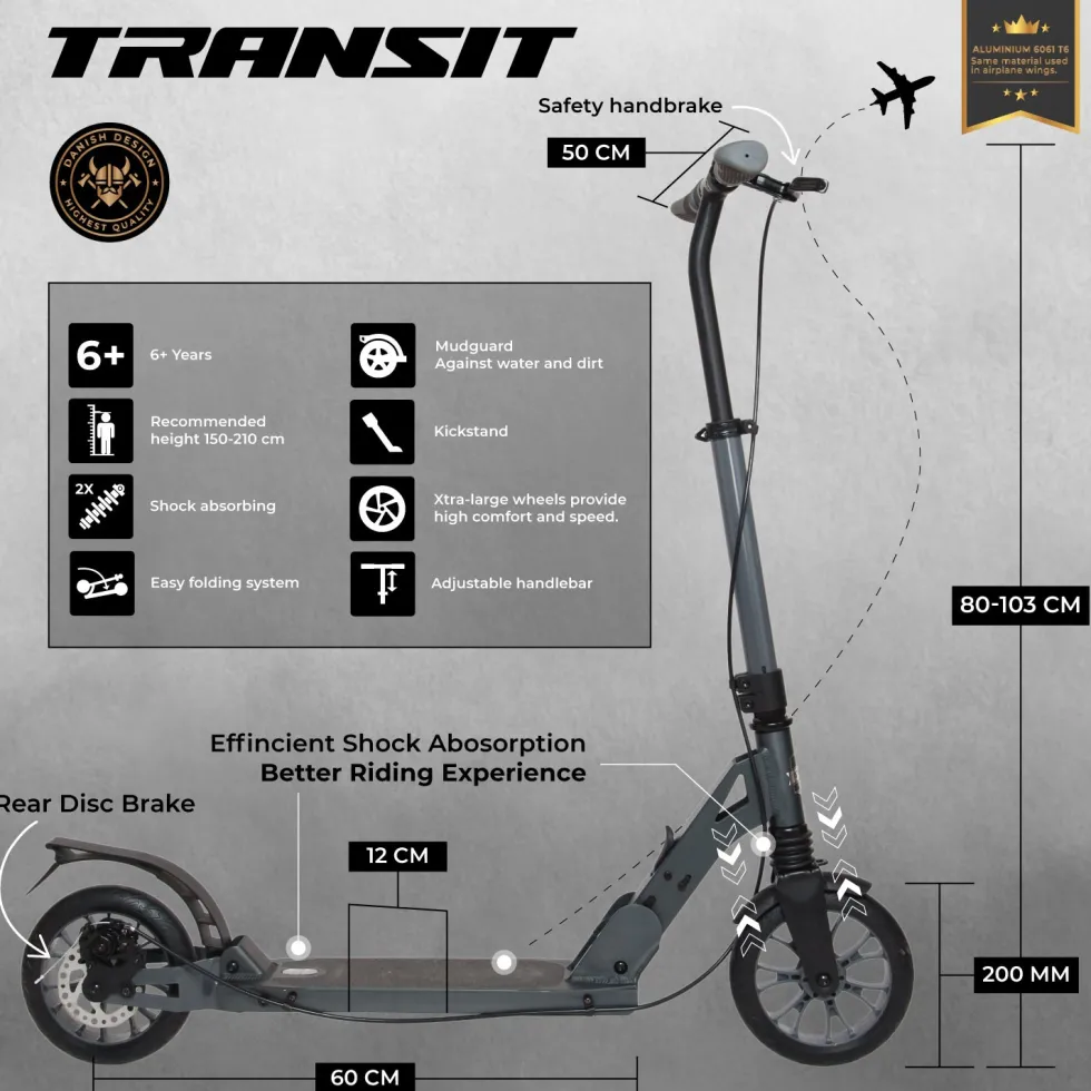 Story Transit X – Comfortable Foldable Scooter