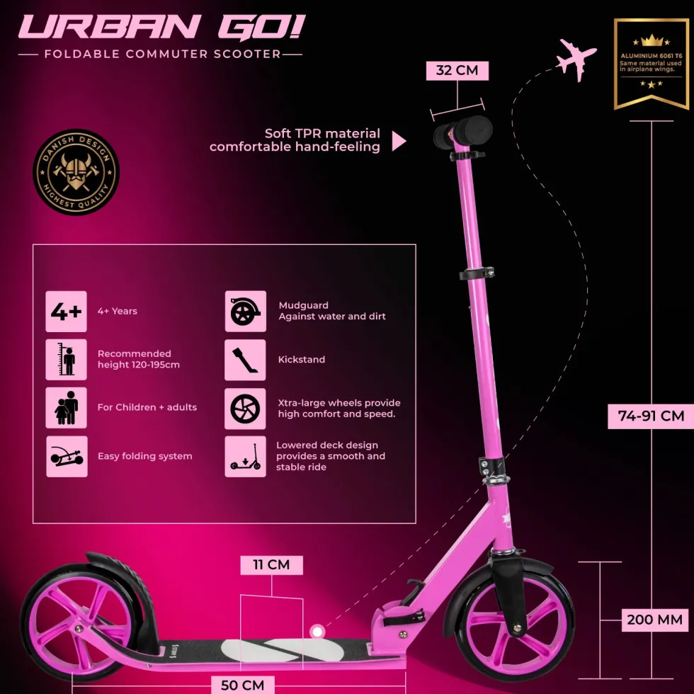 Story Urban GO! Foldable Kick Scooter