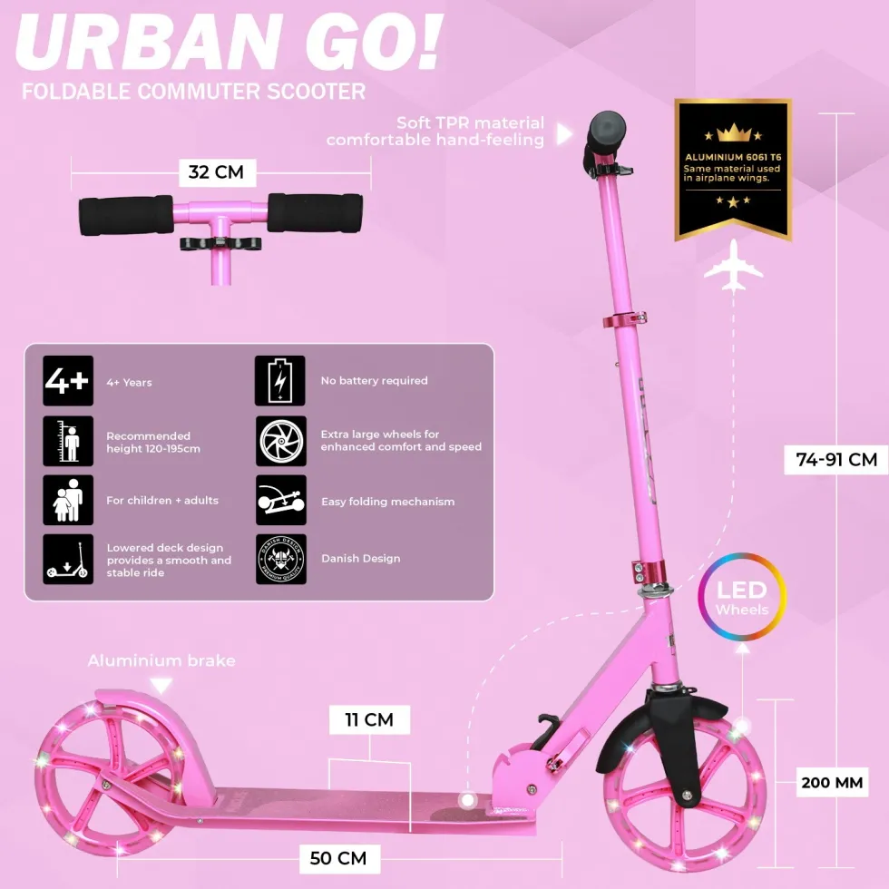 Story Urban GO! Foldable Kick Scooter