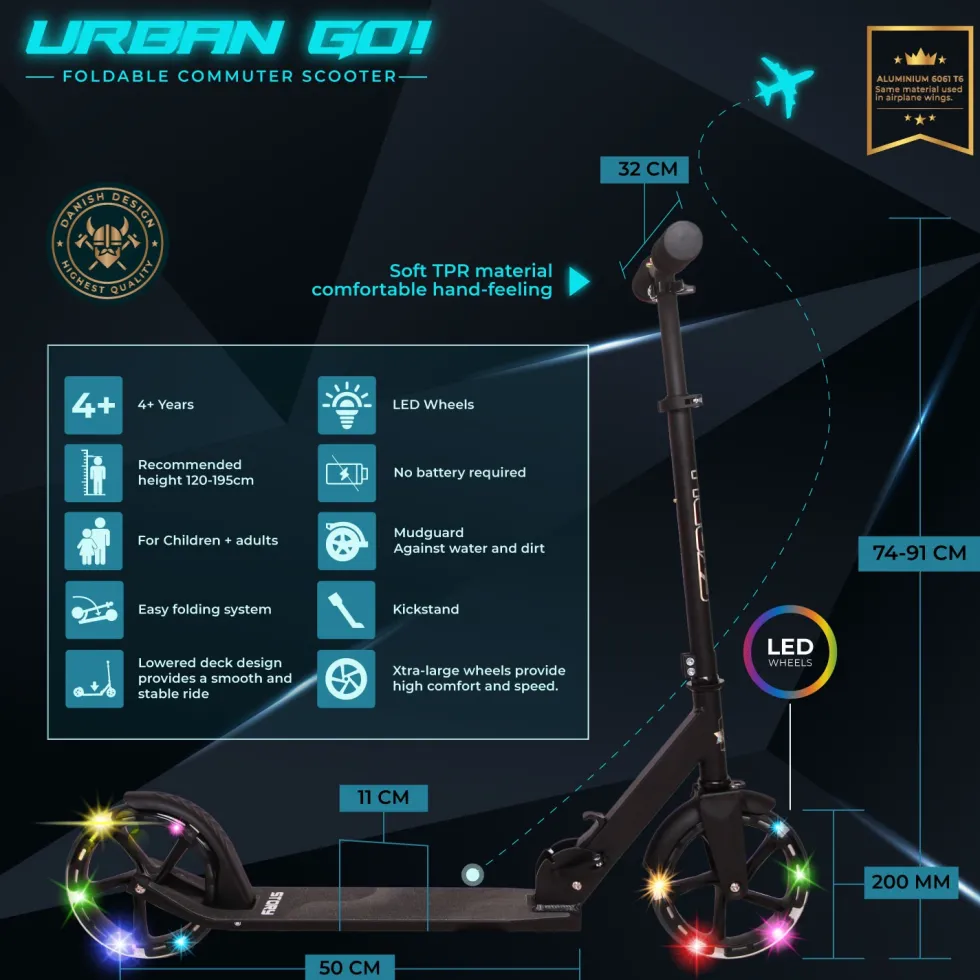 Story Urban GO! Foldable Kick Scooter