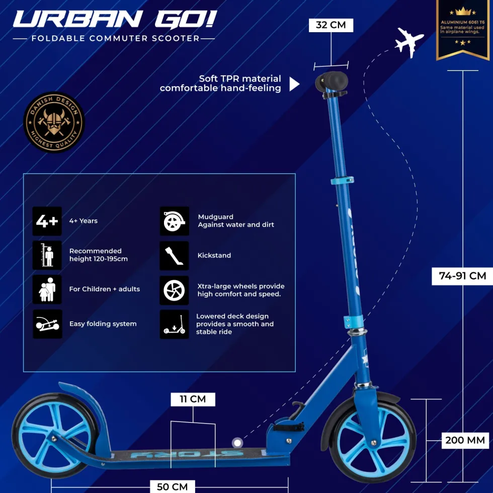 Story Urban GO! Foldable Kick Scooter