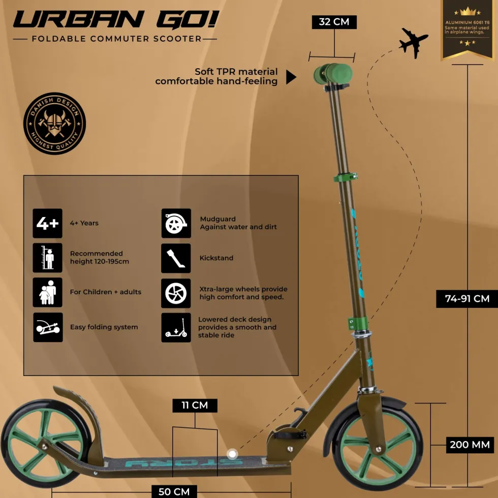 Story Urban GO! Foldable Kick Scooter