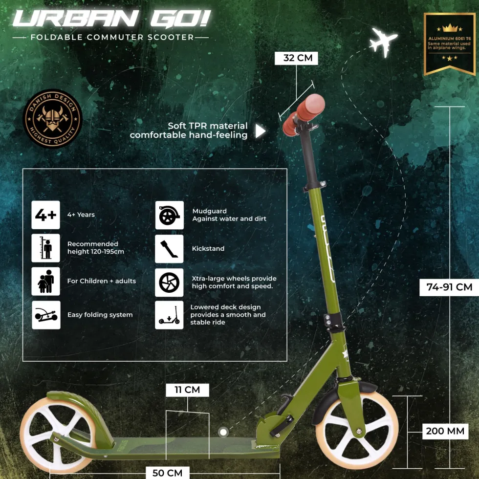Story Urban GO! Foldable Kick Scooter