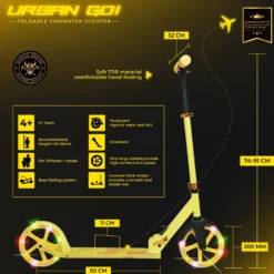 Story Urban GO! Foldable Kick Scooter