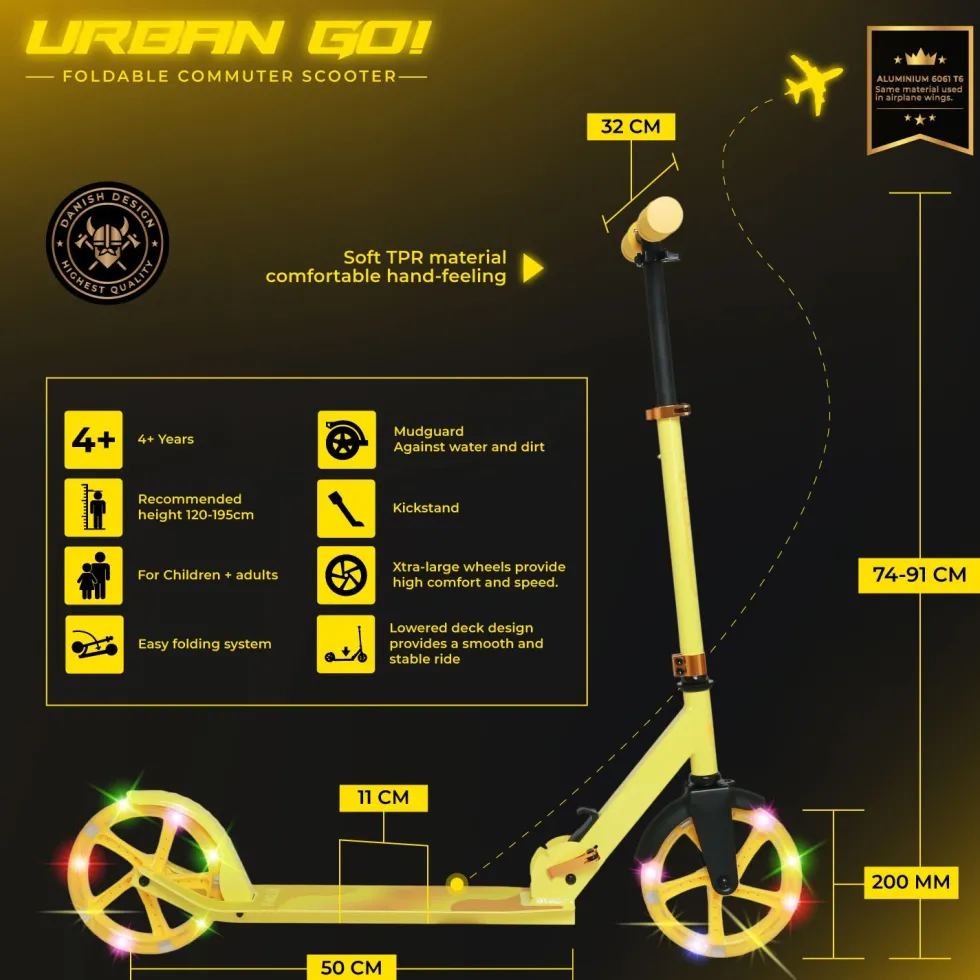 Story Urban GO! Foldable Kick Scooter