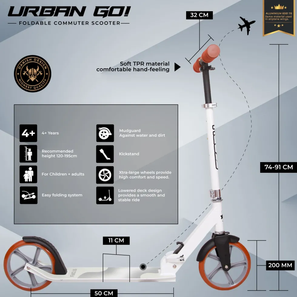 Story Urban GO! Foldable Kick Scooter