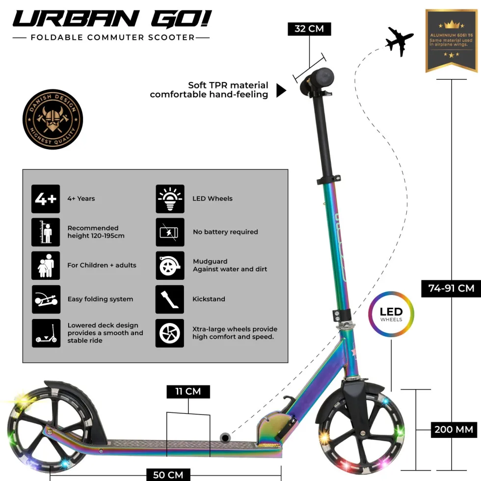 Story Urban GO! Foldable Kick Scooter