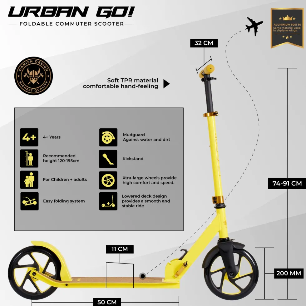 Story Urban GO! Foldable Kick Scooter