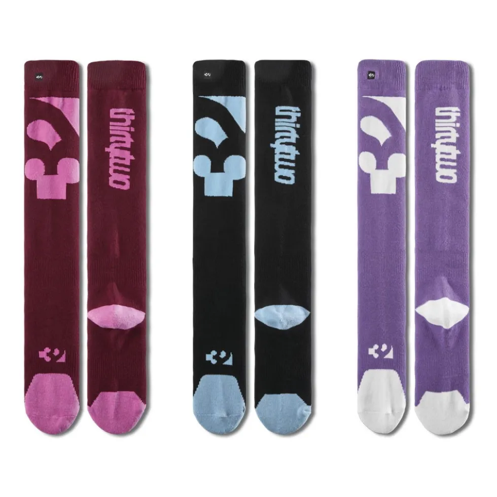 ThirtyTwo Cutout 3-pk Ski Socks